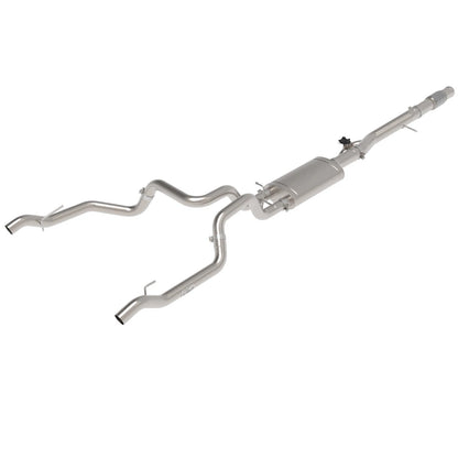 aFe Gemini XV 3in to Dual 3in 304 SS Cat-Back Exhaust | Chevy Silverado 1500 (19-22) (49-34140)