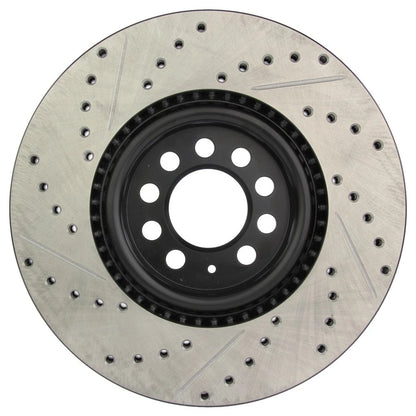 StopTech 127.33062L Front Left Drilled Brake Rotor for 00-03 S3 / 99-07 Audi TT