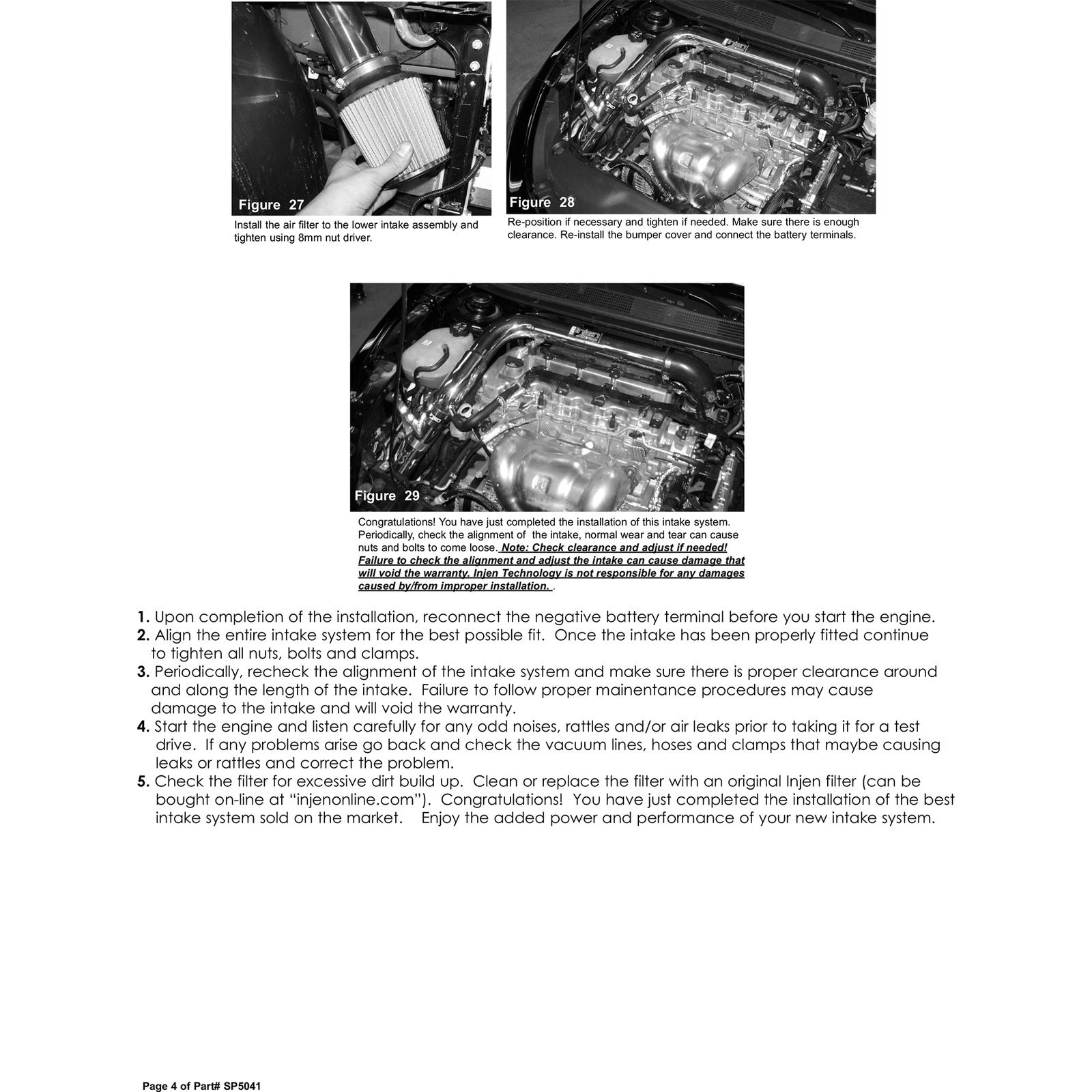 Injen Polished Cold Air Intake System w/ MR Tech | Dodge Dart 2013 2.0L (SP5041P)