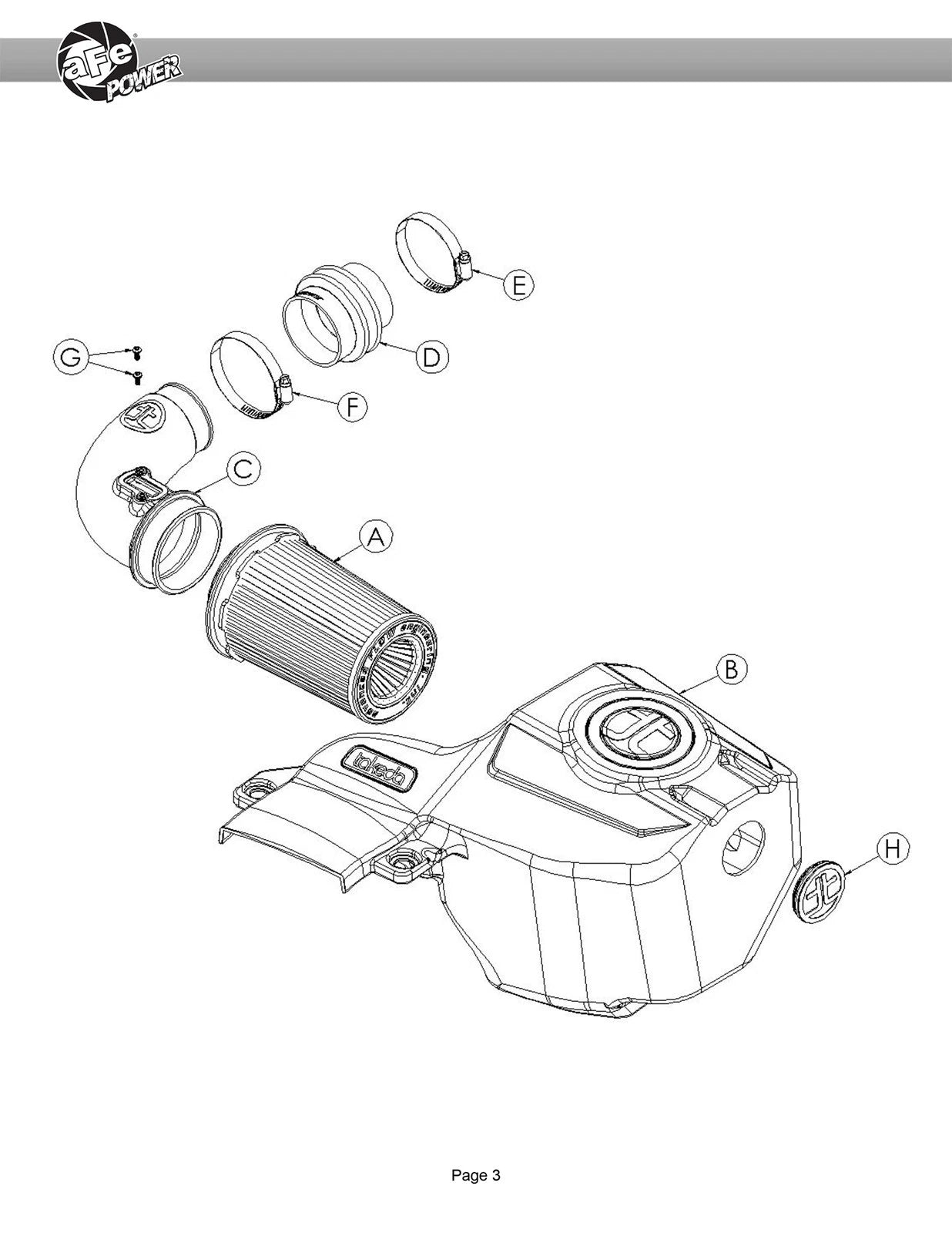 aFe Takeda Momentum Pro DRY S Cold Air Intake | Mazda 3 L4 2.5L (21-22) (56-70045D)