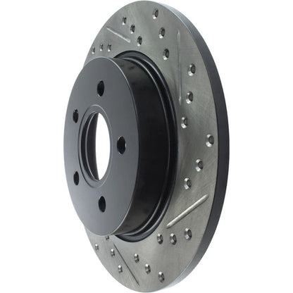 StopTech 127.61099L Rear Left Drilled Disc Brake Rotor for 2012-2018 Ford Focus