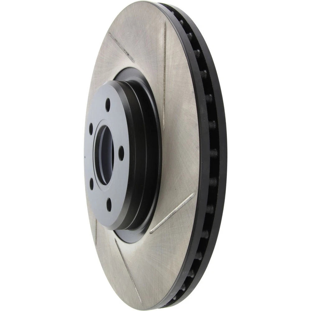 StopTech 126.39038SL Front Left Slotted Brake Rotor for 13-19 Escape / 04-12 S40