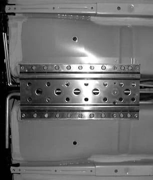 Cusco Power Brace Floor Subframe Plate Blue | Toyota MR-S / MR-2 Spider (ZZW30) (157 245 A)
