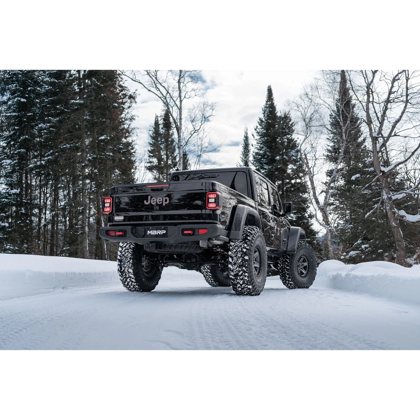 MBRP XP Series T304SS 3in Filter Back w/ Rear Turn Down | Jeep Gladiator JT 19-26 (S6502409)