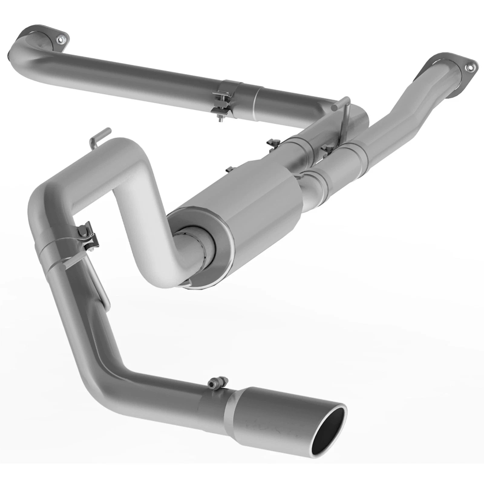 MBRP 3in AL Cat-Back Exhaust w/ 4in Tip Single Side Exit | Nissan Titan 5.6L (16+) (S5408AL)