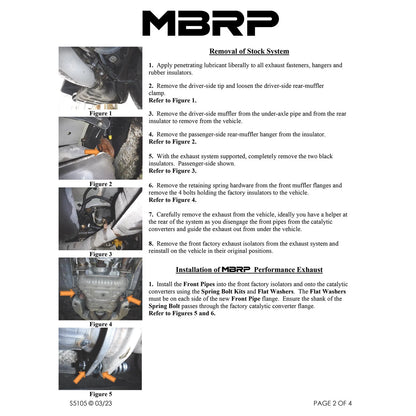 MBRP 18-23 Dodge Durango SRT 6.4L Armor Lite AL Steel 3in Cat Back Exhaust Dual Rear Exit w/ SS Tips | Dodge Durango (18-23) (S5105AL)
