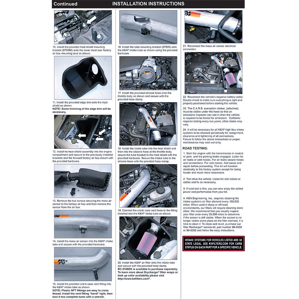K&N Typhoon Cold Air Intake | Ford Crown Victoria 4.6L V8 / Mercury Grand Marquis 4.6L V8 (10-11) (69-3532TTK)