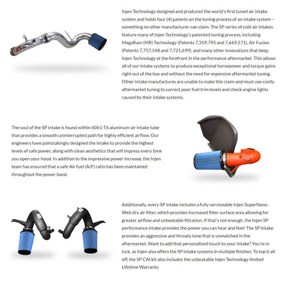 Injen Wrinkle Black Short Ram Intake | Subaru BRZ / Scion FR-S (13+) (SP1230WB)