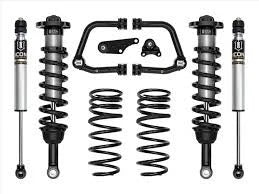 Icon 2024+ Toyota Tacoma 1.25-3in Stage 2 Suspension System  w/ Tubular Overland Rear Coils