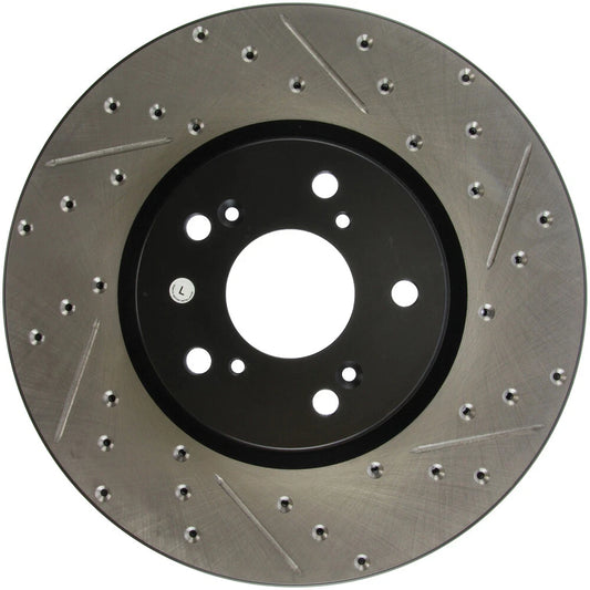 StopTech 127.40062L Front Left Drilled Slotted Disc Brake Rotor for 2004-2008 TL