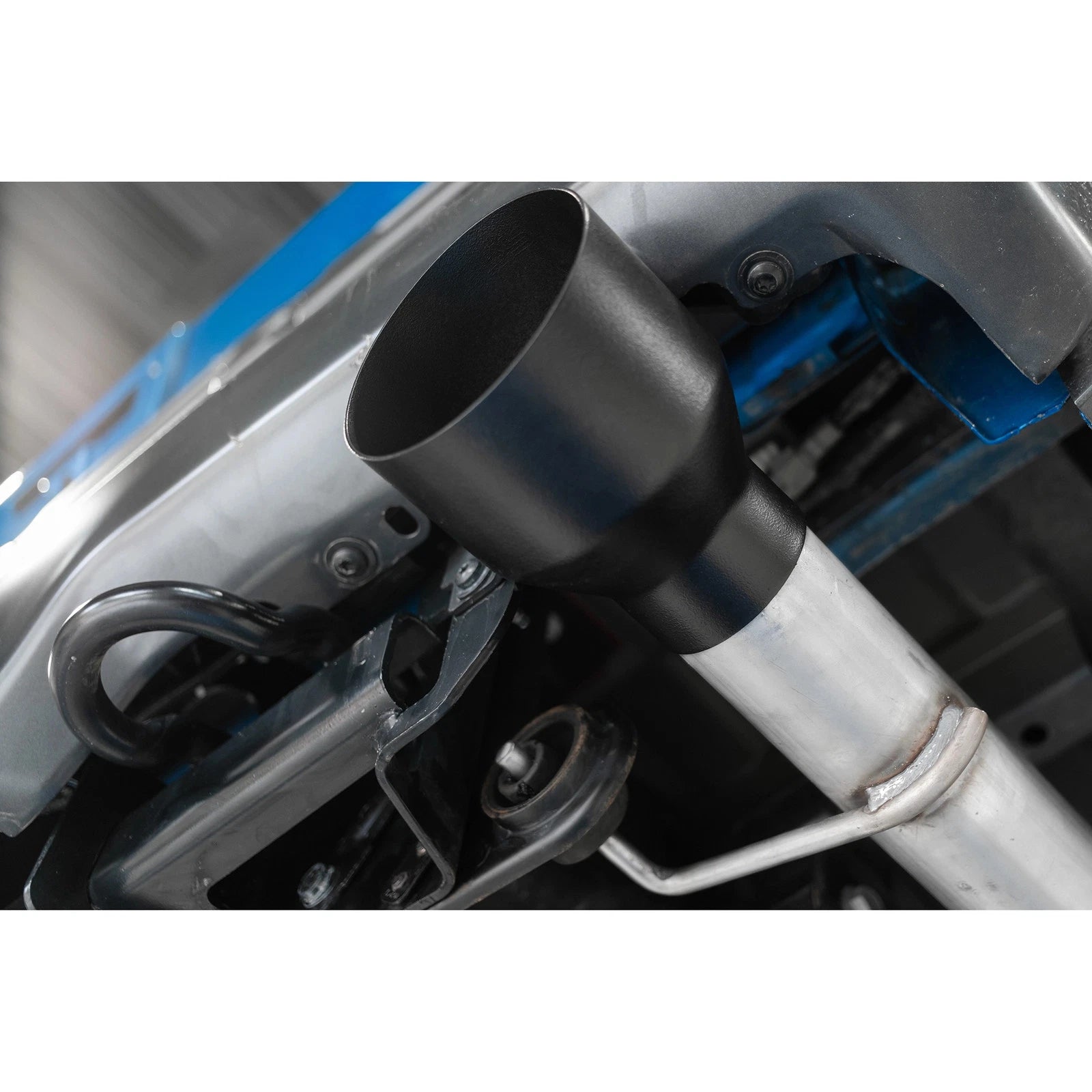 MBRP T409 3in Dual Rear Exit Resonator Back Exhaust | Ford F150 Raptor (17-20) (S5264409)