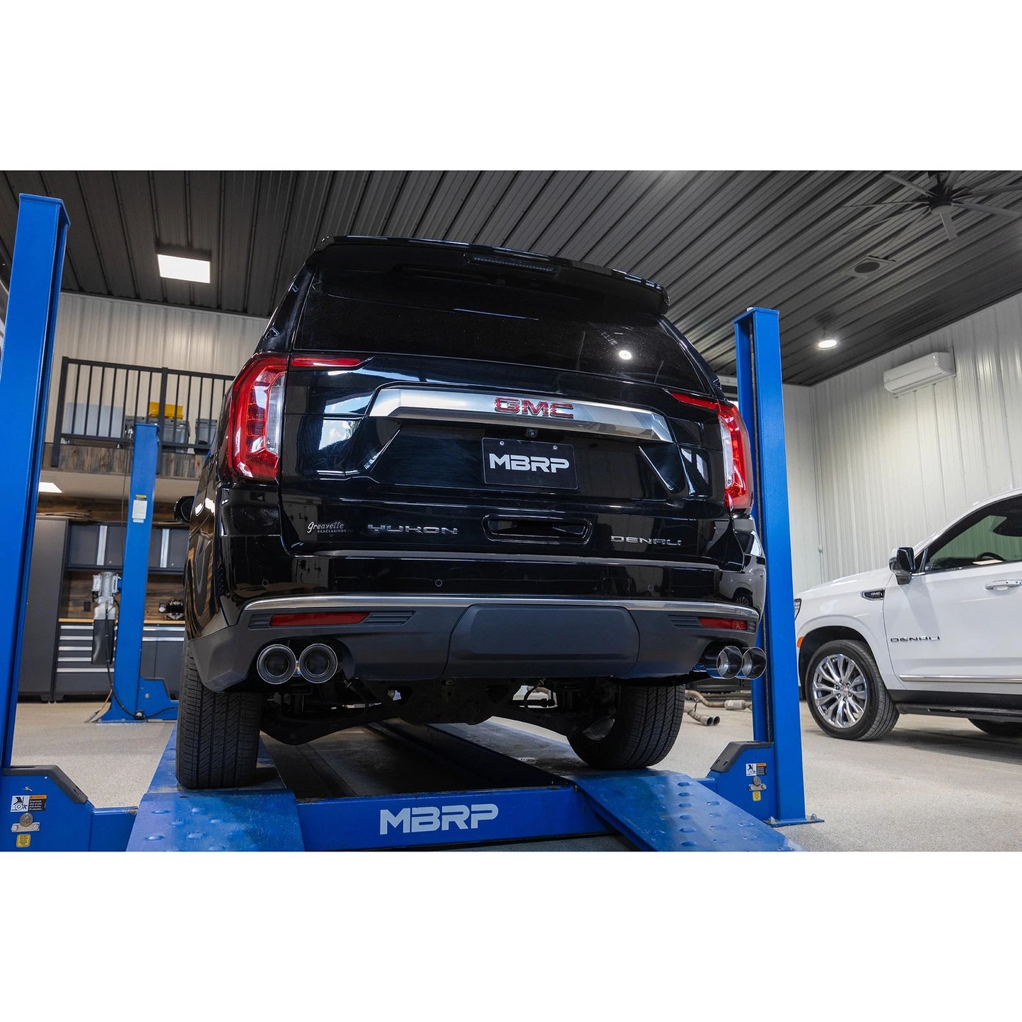 MBRP 3in Dual Split Cat-Back Exhaust w/ Quad Tips | Chevrolet Tahoe / GMC Yukon (21+) (S5057AL)