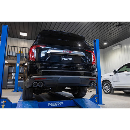 MBRP 3in Dual Split Cat-Back Exhaust w/ Quad Tips | Chevrolet Tahoe / GMC Yukon (21+) (S5057AL)