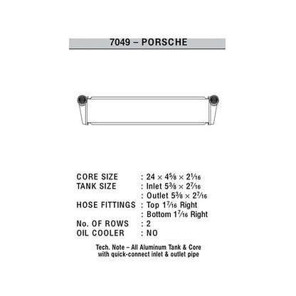 CSF Center Radiator | 05-11 Porsche Boxster (987) / 05-11 Porsche 911 Carrera (997)