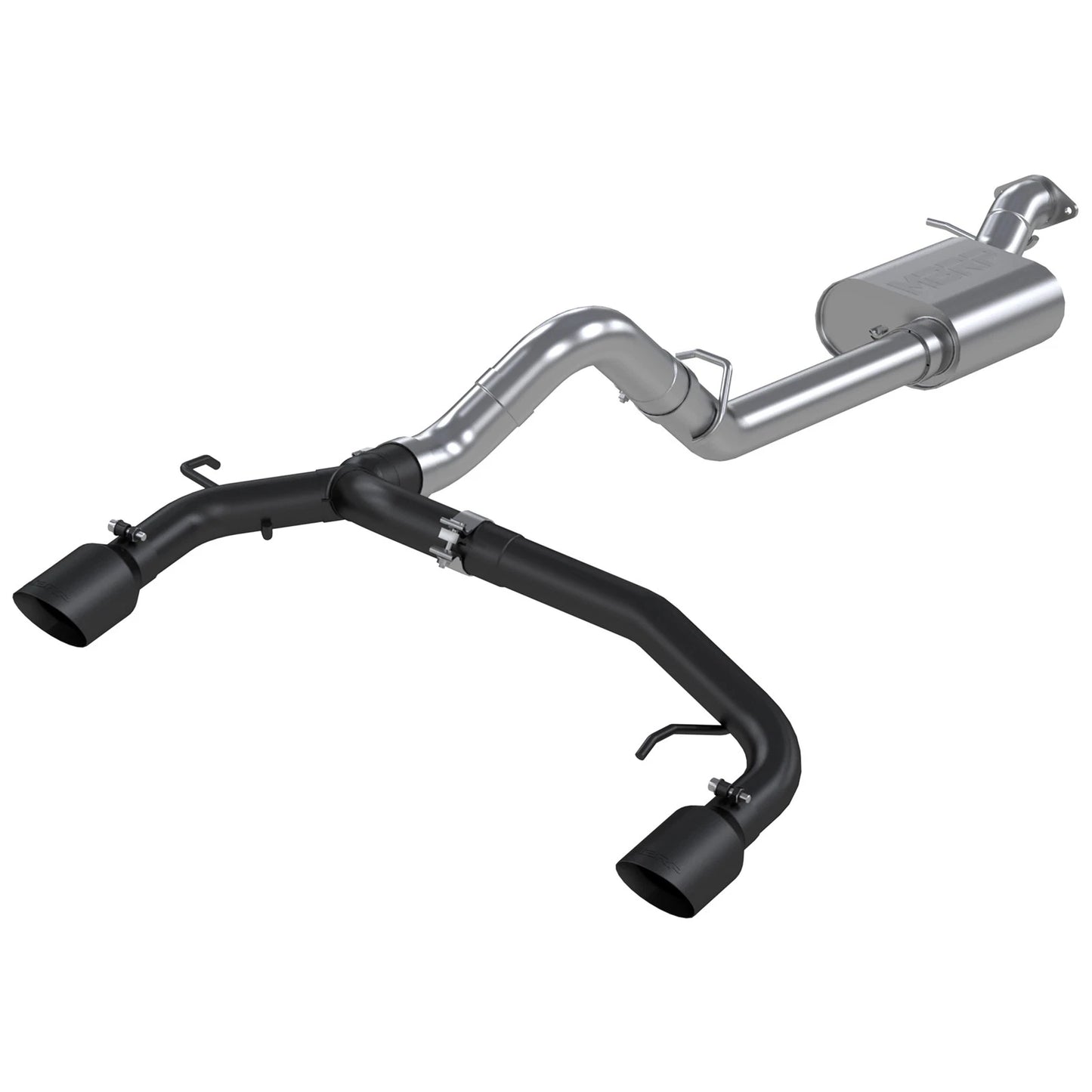 MBRP 3-Inch Armor BLK Tour D&S Dual Rear Exit Cat-Back | Ford Bronco (21-24) (S5241BLK)