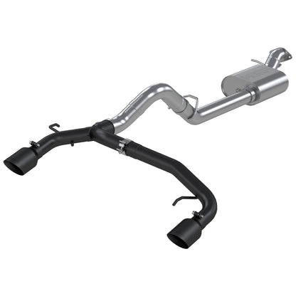 MBRP 3-Inch Armor BLK Tour D&S Dual Rear Exit Cat-Back | Ford Bronco (21-24) (S5241BLK)