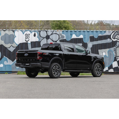 MBRP 3in Black-Coated Aluminum Steel Single Side Outlet Cat Back Exhaust | Ford Ranger (24) (S5269BLK)