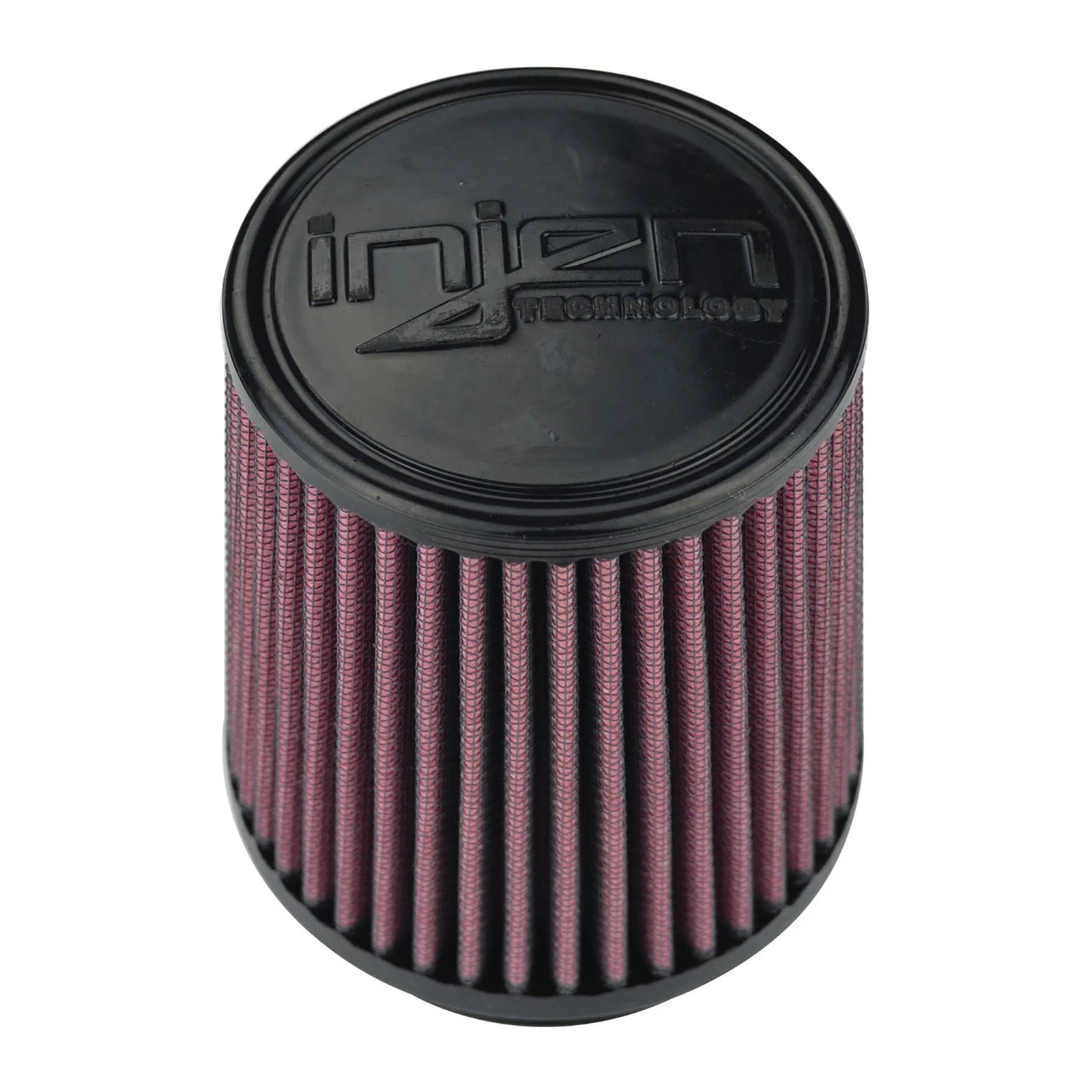 Injen 8-Layer 3in Black Oiled Cotton Gauze Air Filter | Universal (X-1020-BR)