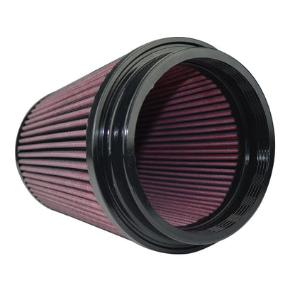 Injen 8-Layer 5in Black Oiled Cotton Gauze Air Filter | Universal (X-1022-BR)