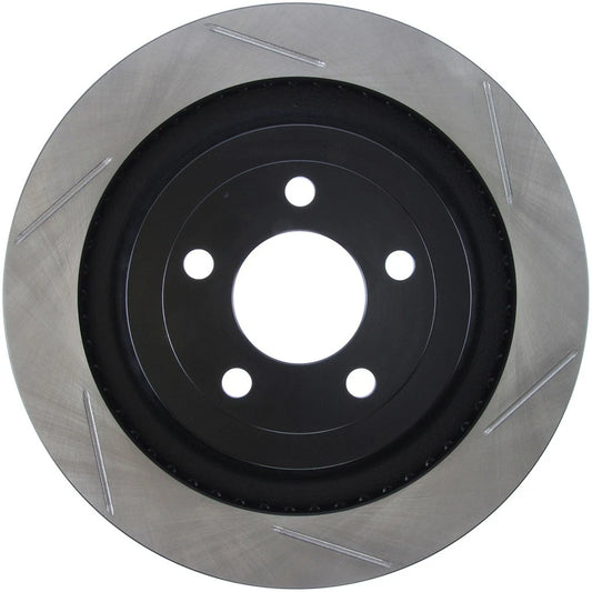Stoptech BBCs Rear Slotted Brake Rotor | 2015 Ford Mustang GT (126.61109SL)