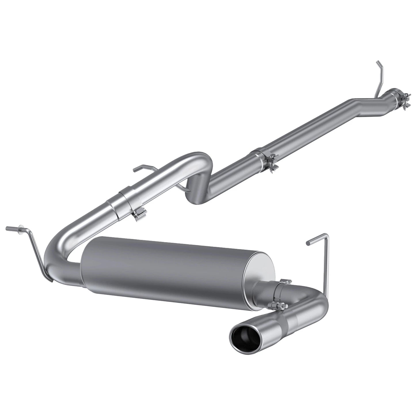 MBRP 2.5in. Alum Cat-Back Single Rear Exit Exhaust | Jeep Wrangler/Rubicon 3.6L (S5526AL)