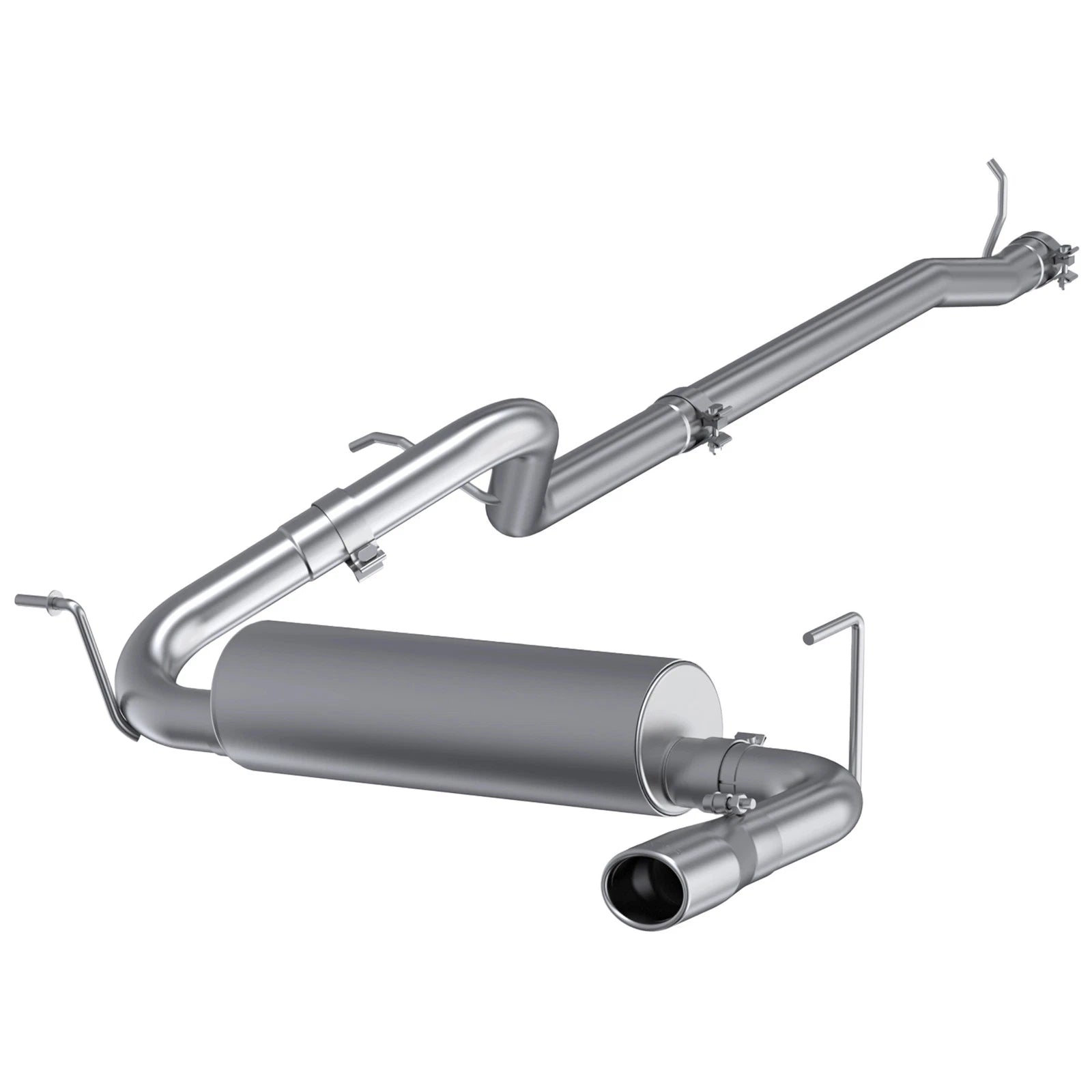 MBRP 2.5in. Alum Cat-Back Single Rear Exit Exhaust | Jeep Wrangler/Rubicon 3.6L (S5526AL)