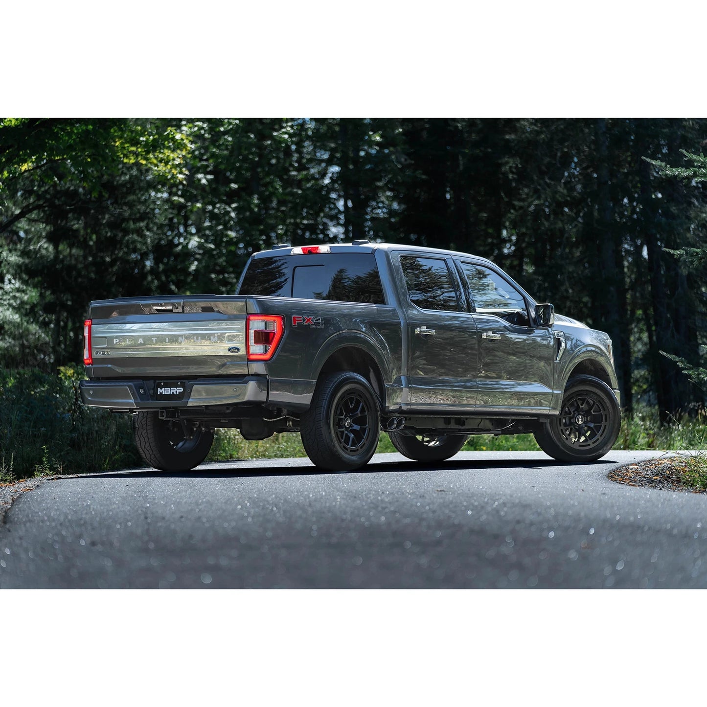 MBRP 3in Cat-Back Single Side Exit Black Armor | Ford F-150 21-23 (S5217BLK)