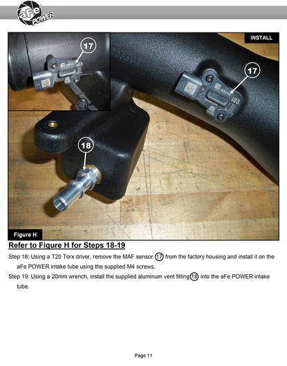 aFe Momentum Cold Air Intake w/ Pro Dry S Filter | GM 2500/3500HD V8 6.6L (20) (50-70055D)