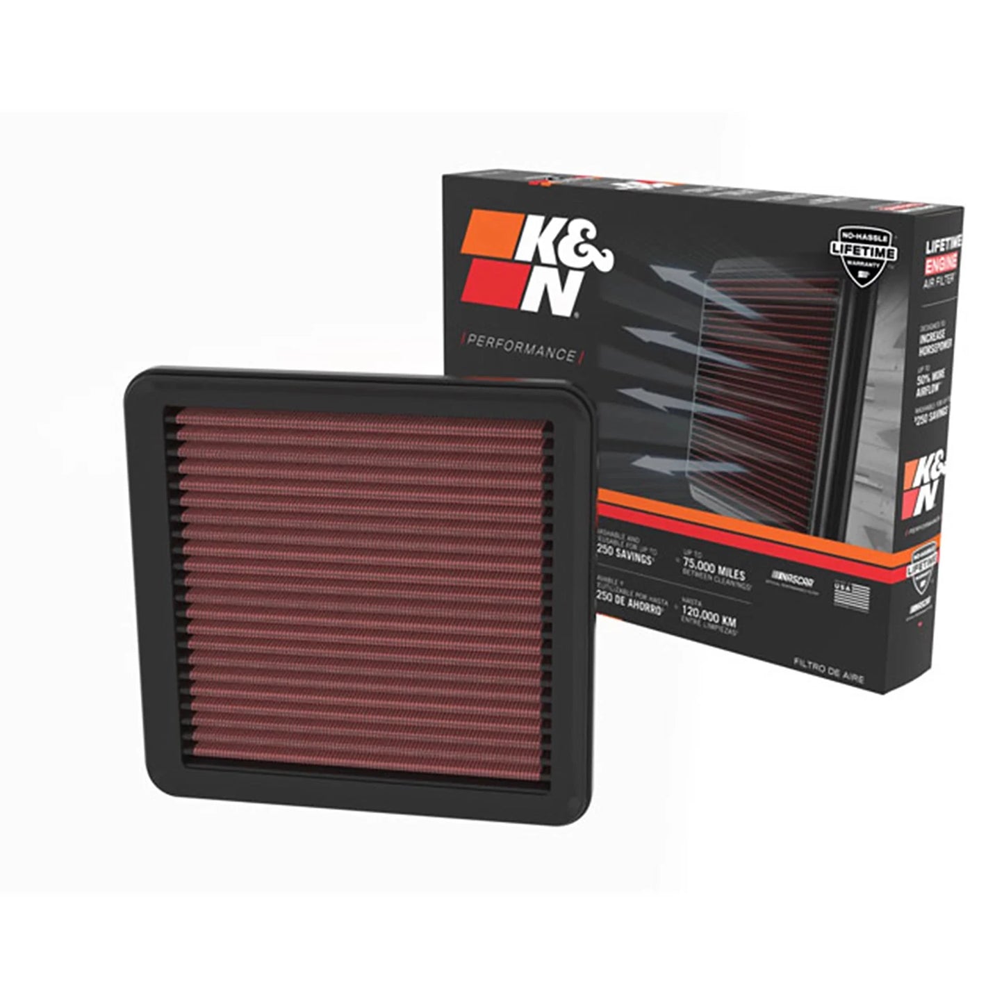 K&N Replacement Air Filter | 2022-2023 Honda Civic Base and 2023+ Acura Integra Base (33-5120)