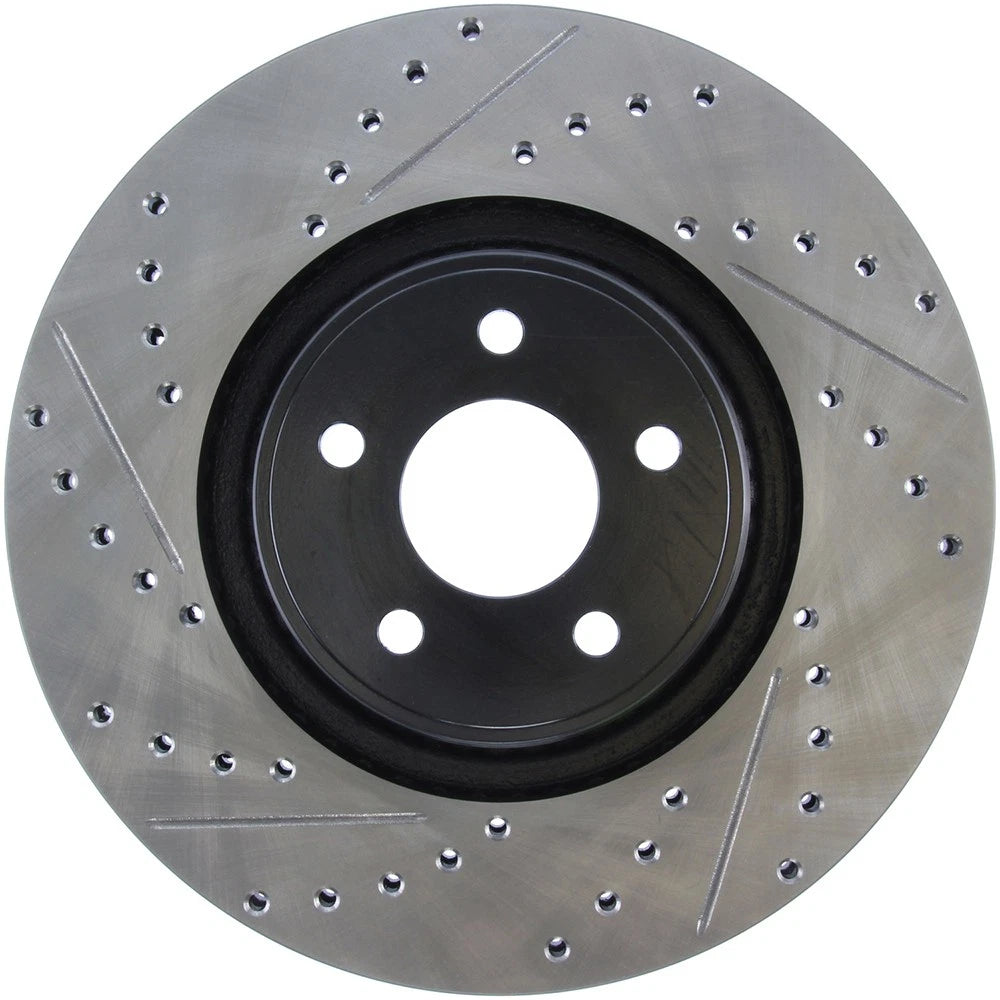 StopTech 127.65146R Front Right Drilled Disc Brake Rotor for 2013-18 Ford Focus