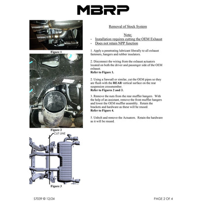 MBRP 2.5in BLK NPP Dual Axle-Back w/ 4in Quad Tips | Chevy Camaro V6 16-19 (S7039BLK)