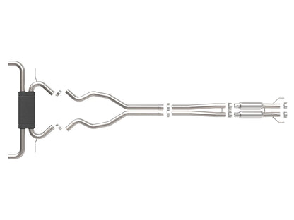 aFe Vulcan 2.5in SS Cat-Back Exhaust | Ford Edge ST (19-21) (49-33133)