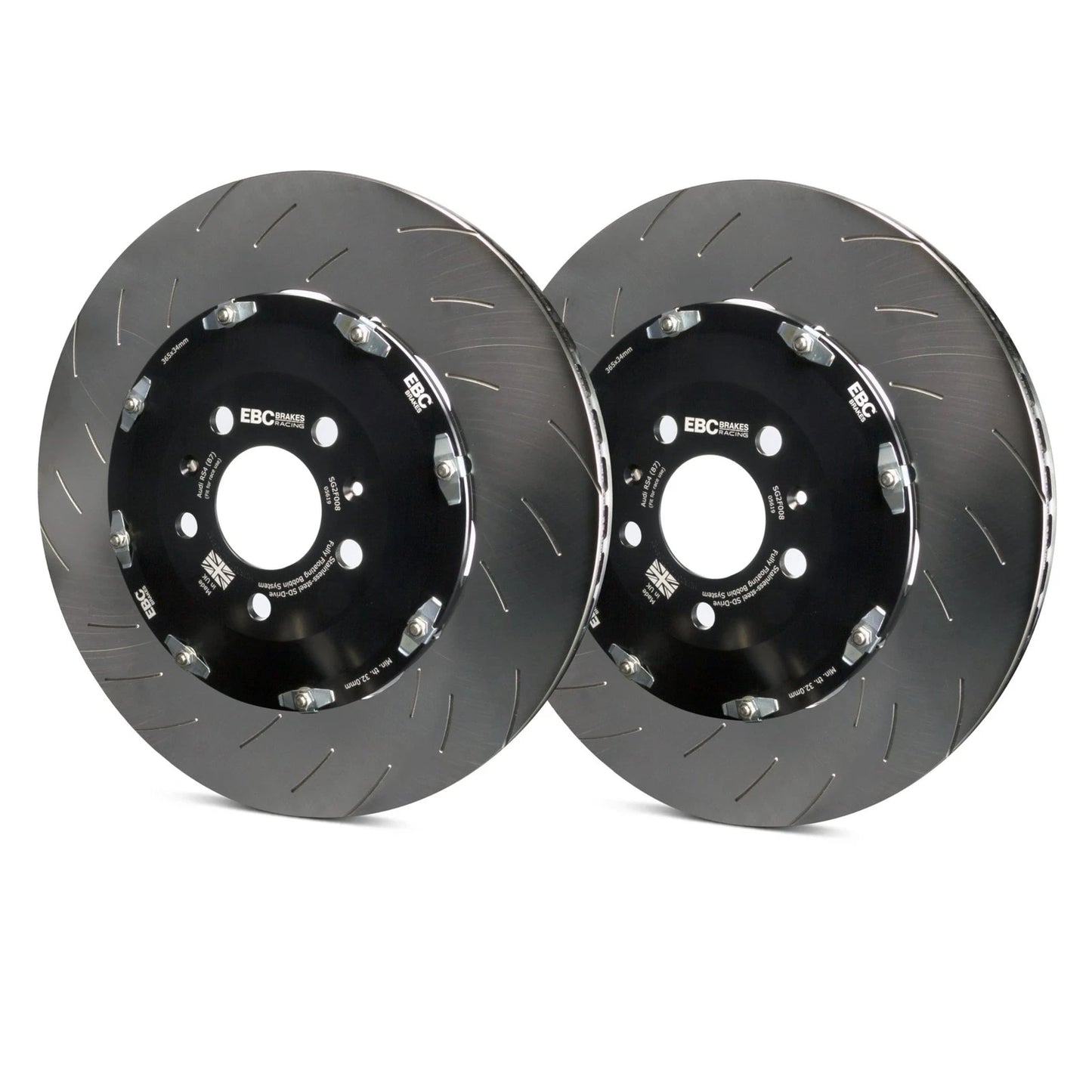 EBC Brakes SG2FC1723 2-Piece SG Front Brake Rotors For Land Rover Range Rover