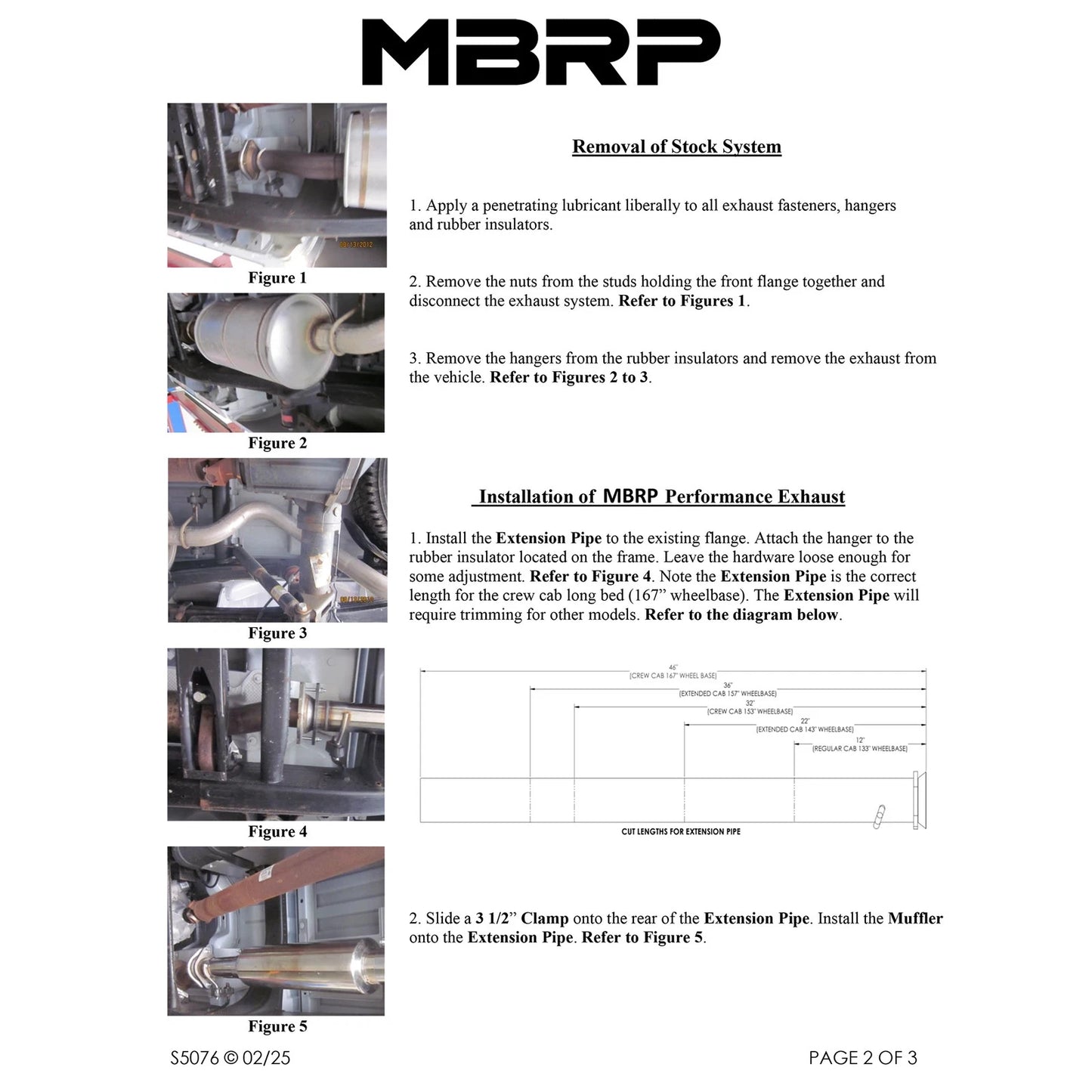 MBRP 3.5in T409 D&S Cat-Back Performance Exhaust | Chevy/GMC 2500HD 11-19 (S5076409)