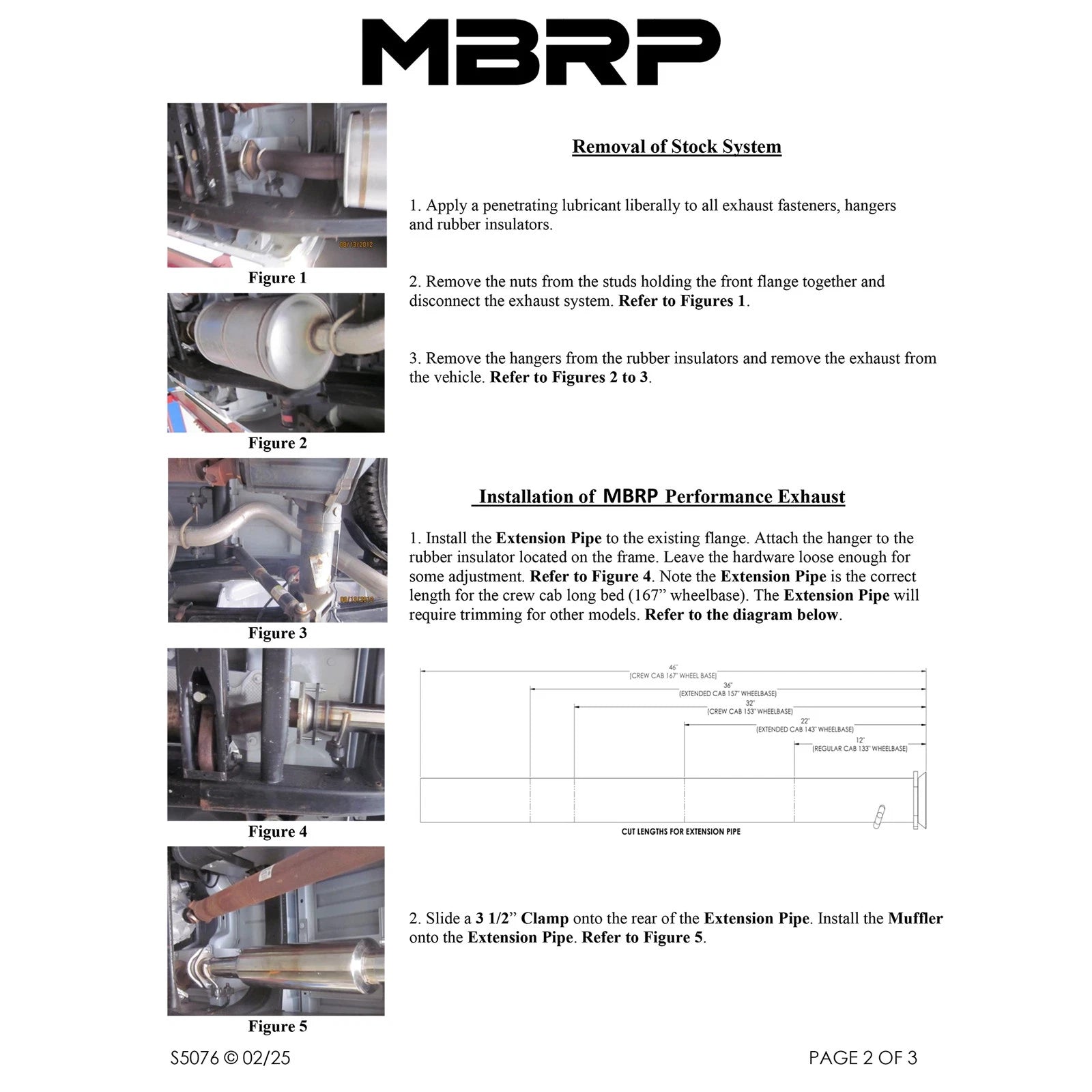 MBRP 3.5in T409 D&S Cat-Back Performance Exhaust | Chevy/GMC 2500HD 11-19 (S5076409)