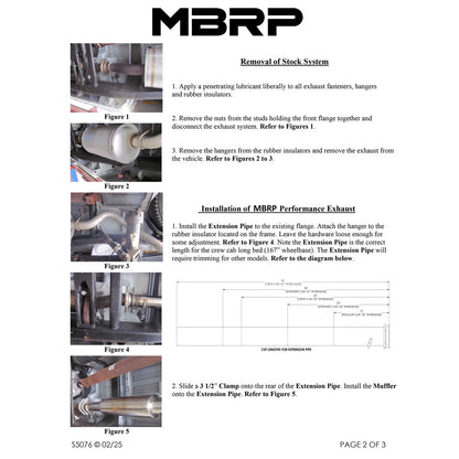 MBRP 3.5in T409 D&S Cat-Back Performance Exhaust | Chevy/GMC 2500HD 11-19 (S5076409)