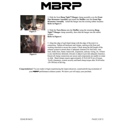 MBRP 3.5in Cat-Back Single Turn Down Aluminum Exhaust | Ford F-150 SVT Raptor 6.2L (11-12) (S5242AL)
