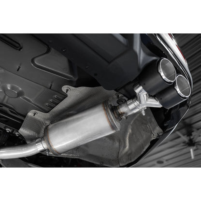 MBRP 2.5in Cat-Back Dual Rear Exit Exhaust w/ Carbon Fiber Tips | Ford Explorer ST 20-21 (S52053CF)