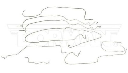 For Chevrolet Silverado GMC Sierra 1500 4WD Rear Drum Brake Hydraulic Line Kit