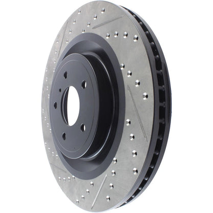 StopTech Drilled & Slotted Sport Rotor - Front Right | Multiple Fitments (127.42100R)