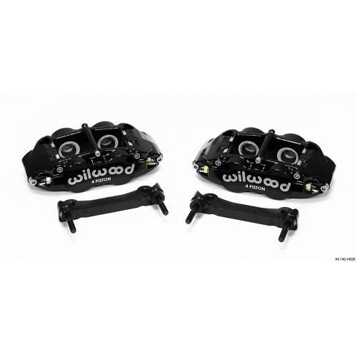 Wilwood Narrow Superlite 4R Rear Caliper & Bracket Kit - Black 97-13 C5/C6 Corvette w/ OEM Rotors