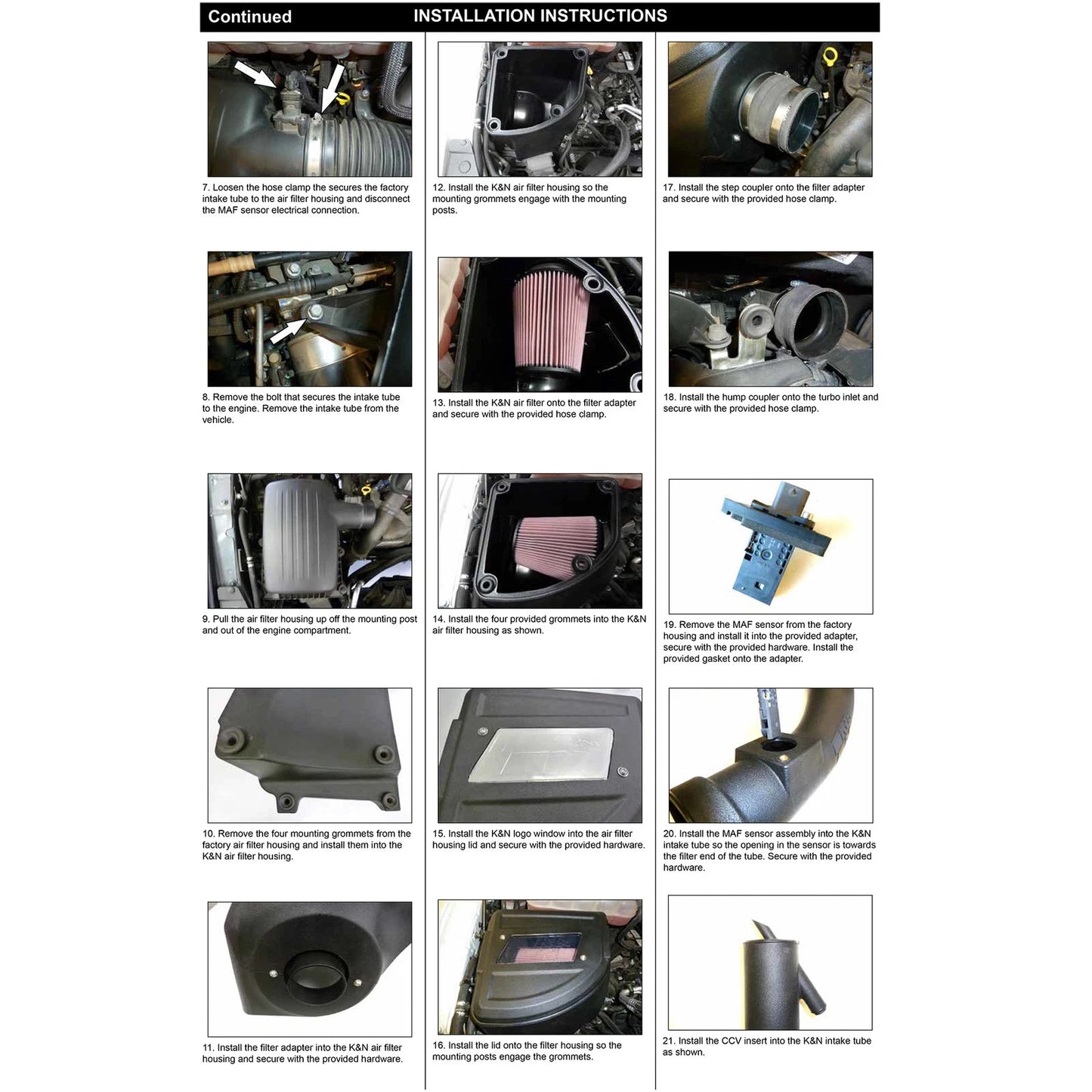 K&N 20-23 RAM 1500 V6 3.0L Diesel Performance Air Intake System | RAM 1500 V6 3.0L Diesel (63-1586)