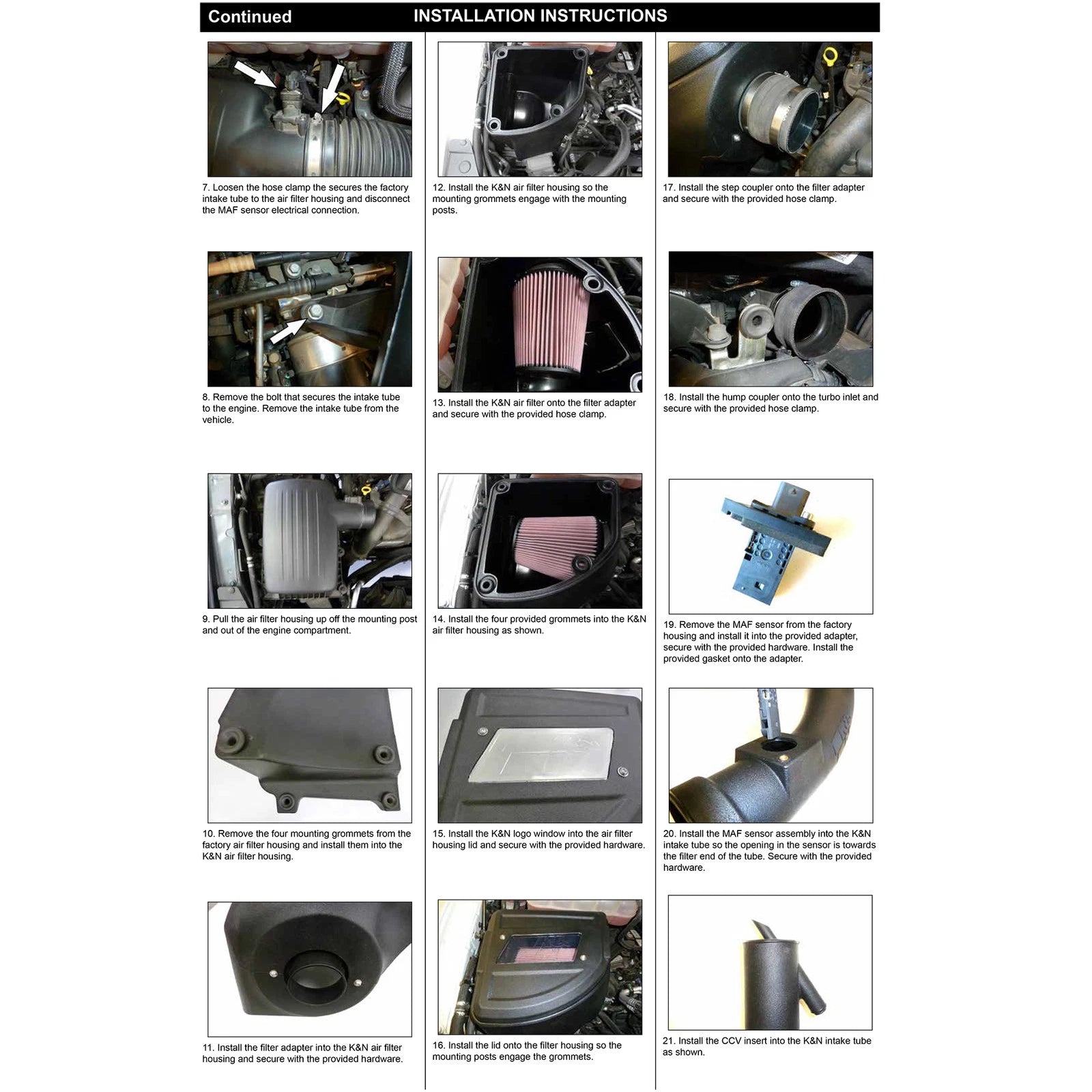 K&N 20-23 RAM 1500 V6 3.0L Diesel Performance Air Intake System | RAM 1500 V6 3.0L Diesel (63-1586)