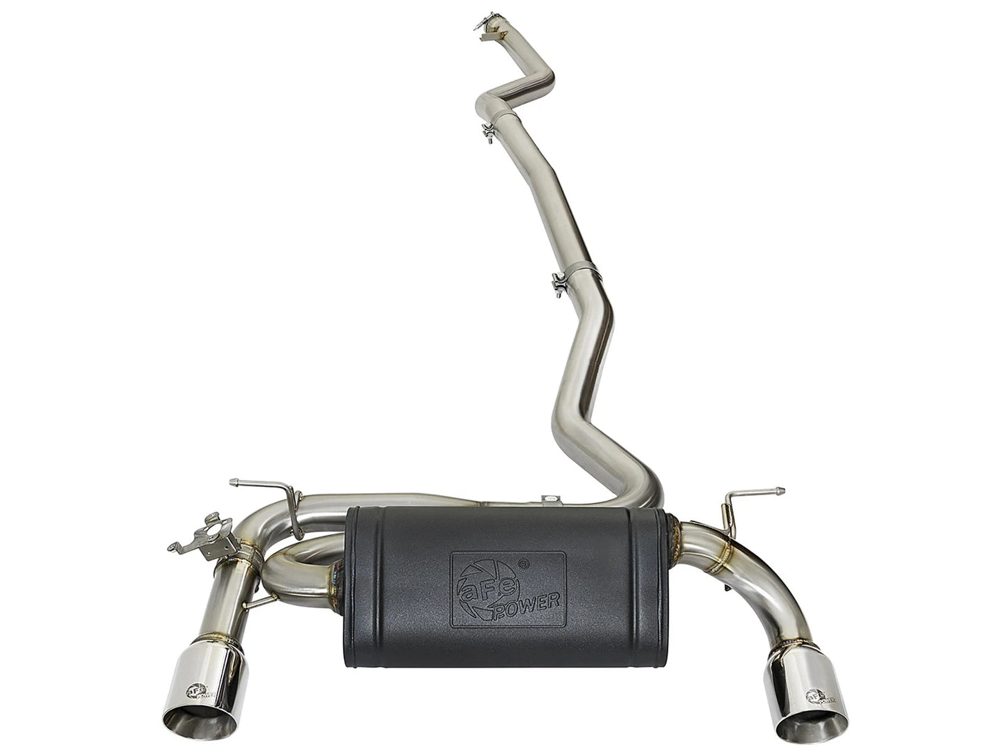 aFe SS Cat-Back Exhaust w/ Polished Tips | BMW 340i/340ix (16-17) (49-36334-P)