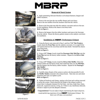 MBRP Armor Lite Cat-Back Exhaust | 2018-2021 Kia Stinger GT (S4704AL)