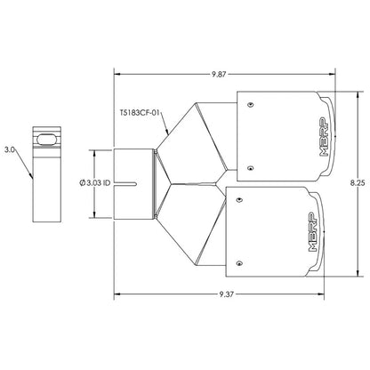 MBRP Dual Wall Angle Cut Dual 4-Inch Outlet | Universal (T5183CF)