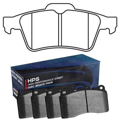 Hawk Performance HPS Street Rear Brake Pads | Ford Focus ST (2013–2014) / Mazda / Volvo (HB478F.605)