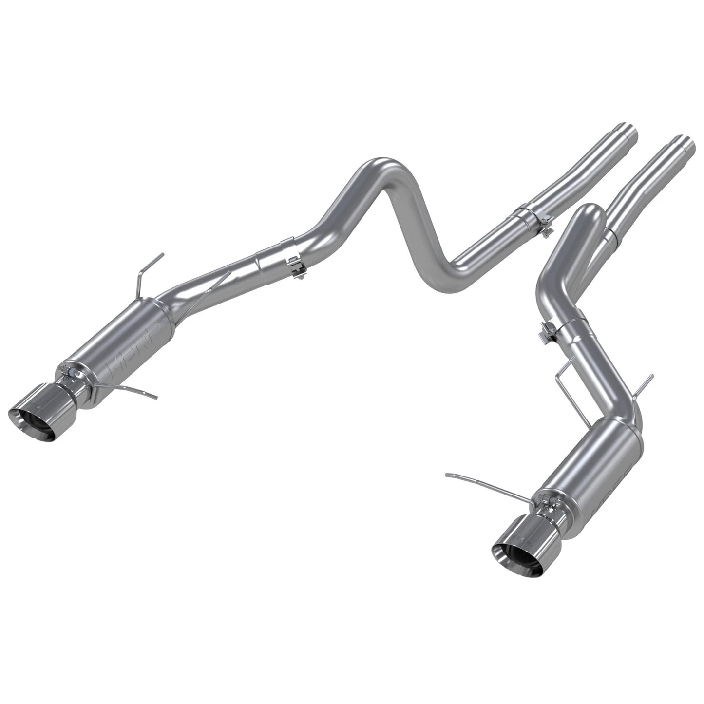 MBRP T304 3in Cat-Back Dual Split Rear Exit Race Exhaust | Ford Shelby GT500 (11-12) (S7260304)