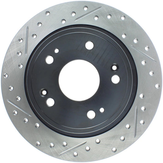 StopTech 127.40068R Rear Right Drilled Brake Rotor for 09-14 TSX / 05-20 Accord