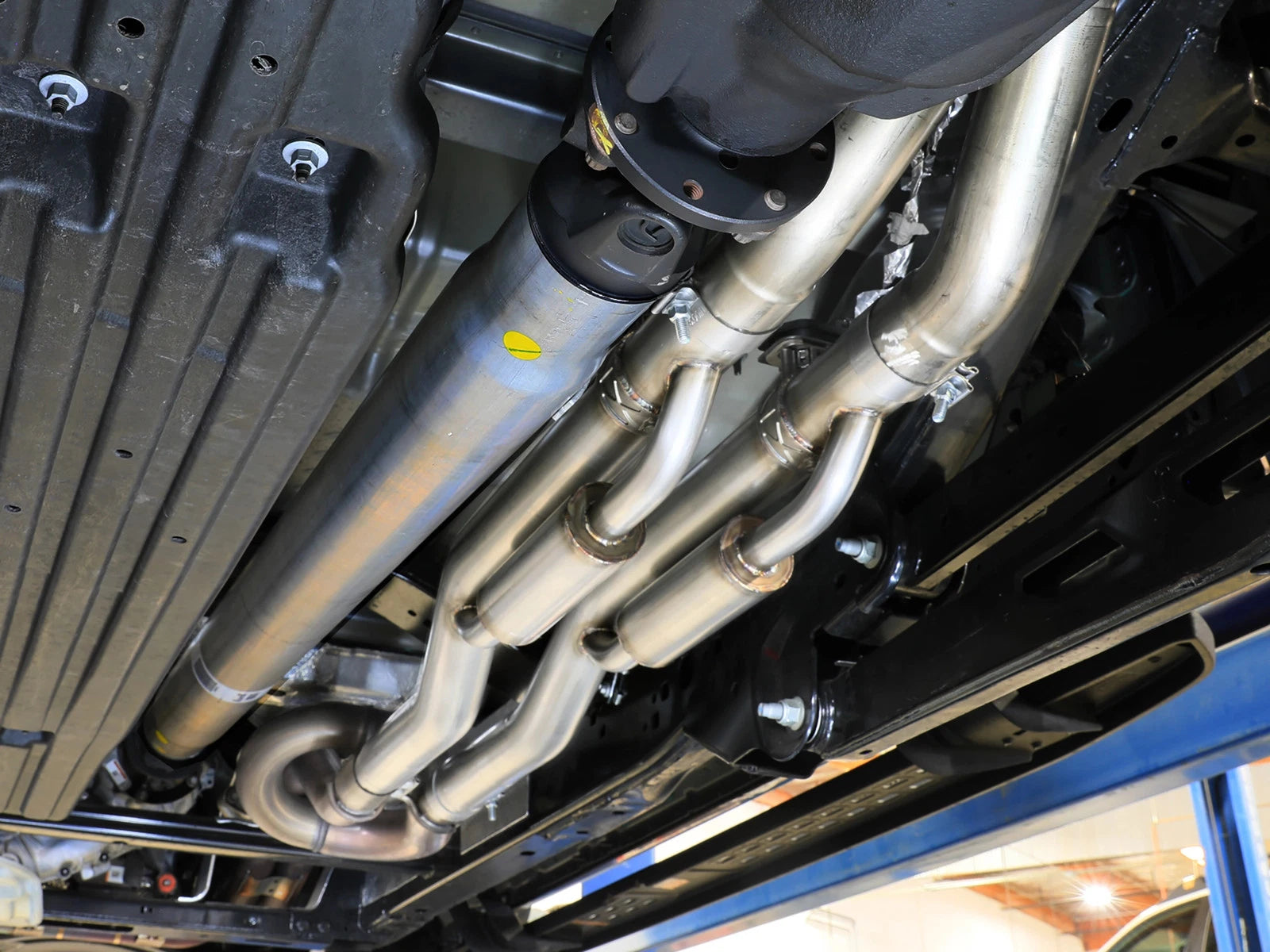 aFe Vulcan Series 3-3.5in SS Cat-Back Exhaust w/Dual 4.5in Tips | Ford F-150 Raptor (21-24) (49-33151-P)